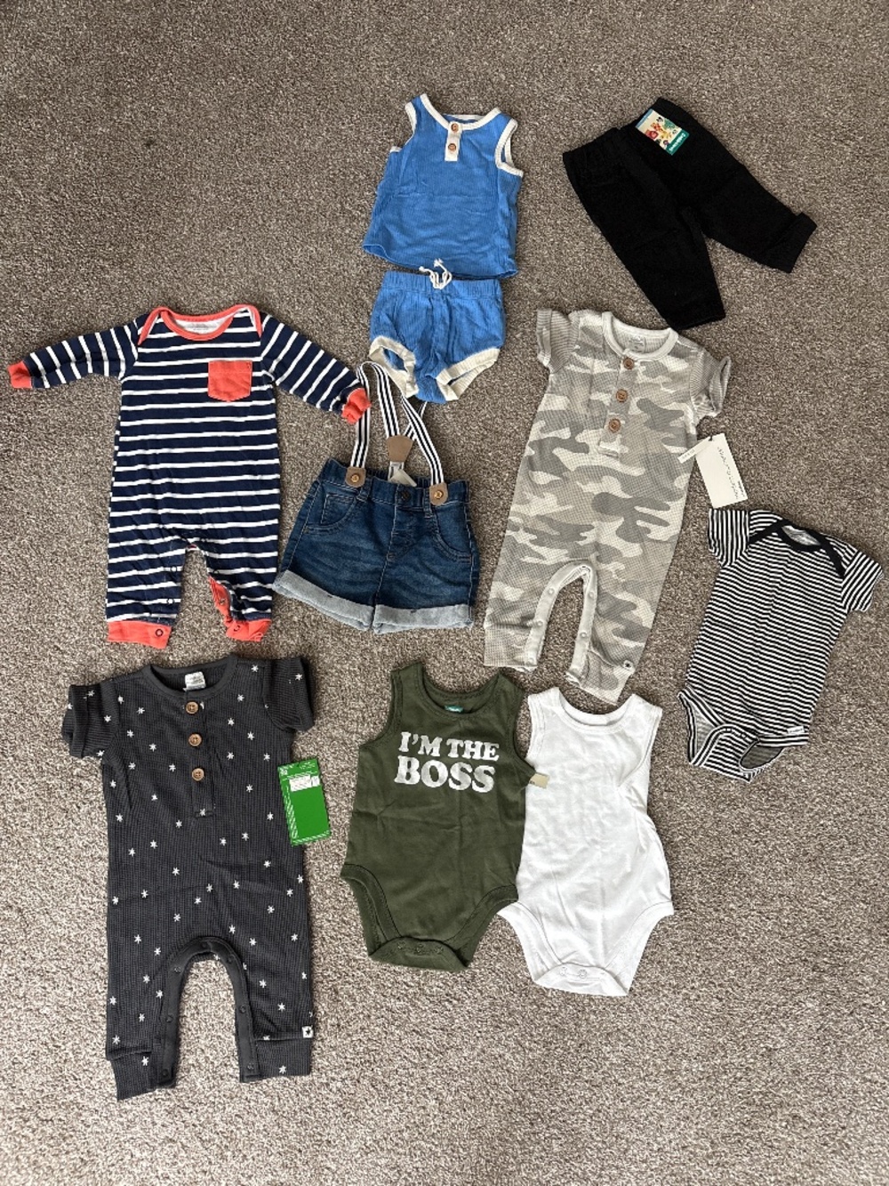Baby boys clothing lot bundle size 3-6 months 10 pieces